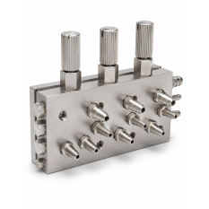 Bloc distributie pentru unit dentar cu 3 reglaje