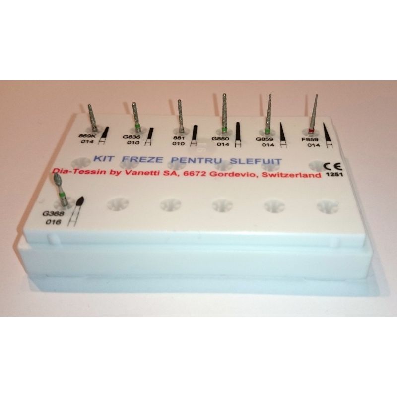 Kit freze pentru slefuit