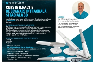 CURS SCANARE INTRAORALA SI FACIALA 3D
