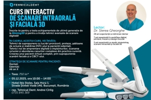 CURS SCANARE INTRAORALA SI FACIALA 3D